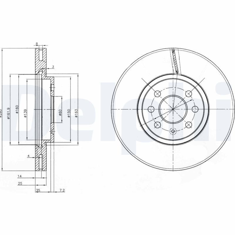 Fren Diski DELPHI BG3989