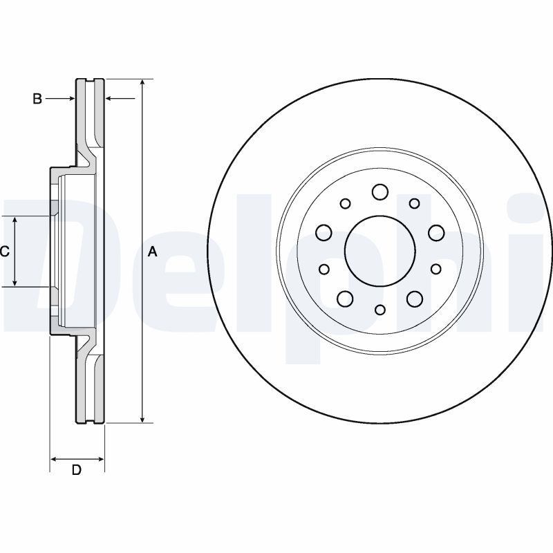 Fren Diski DELPHI BG4797C