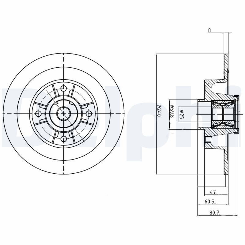 Fren Diski DELPHI BG9028RS