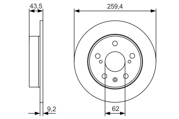 BOSCH 0986479C44 Fren Diski