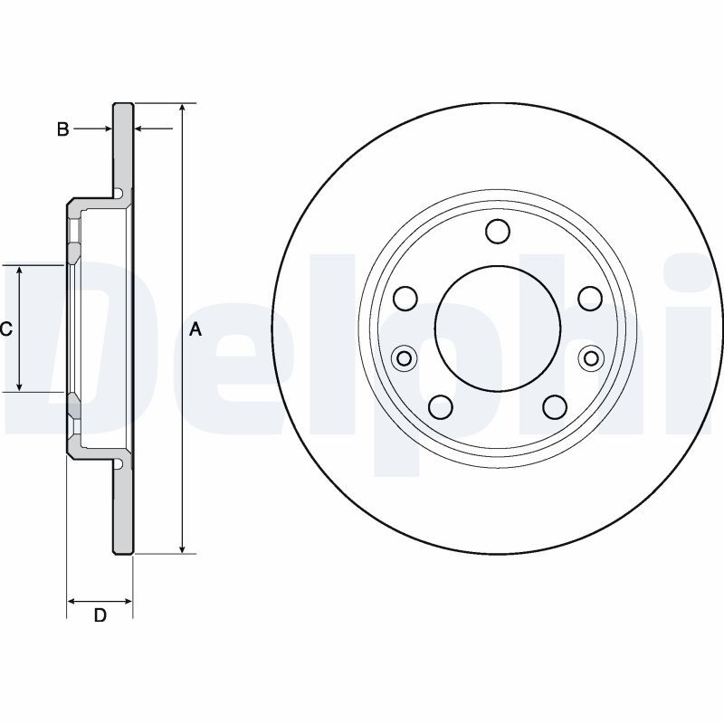 Fren Diski DELPHI BG4670C