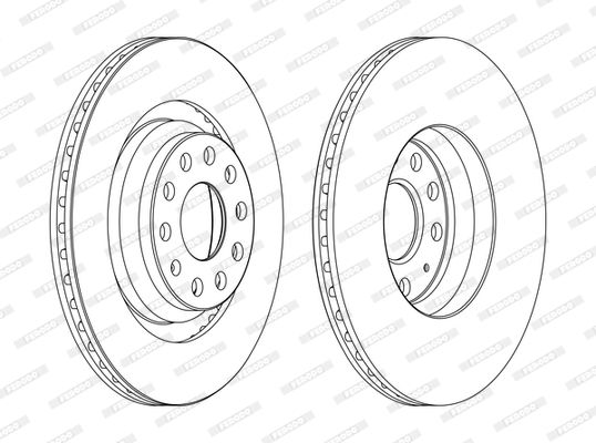 FERODO DDF1503C Fren Diski Arka