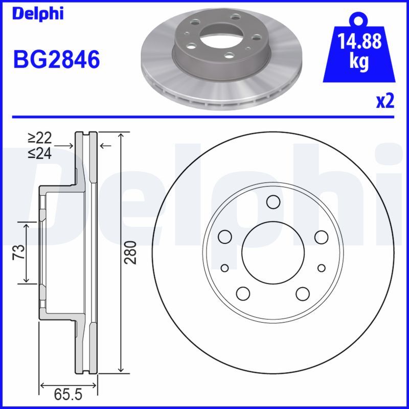 Fren Diski DELPHI BG2846