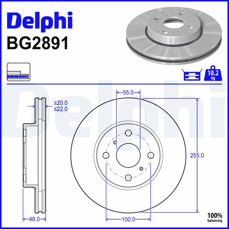 Fren Diski DELPHI BG2891