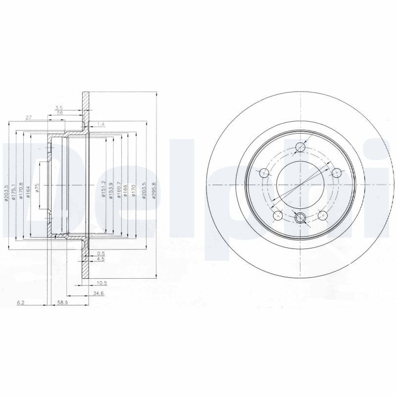 Fren Diski DELPHI BG3960