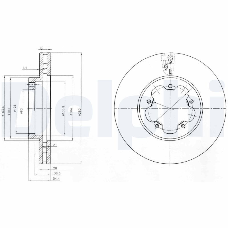 Fren Diski DELPHI BG4007