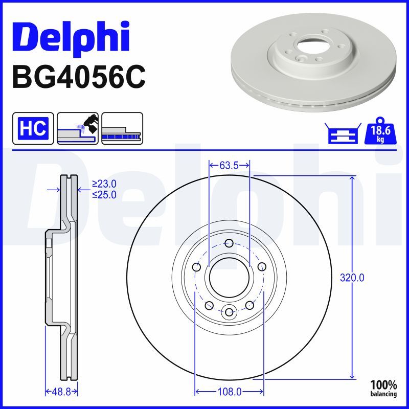Fren Diski DELPHI BG4056C