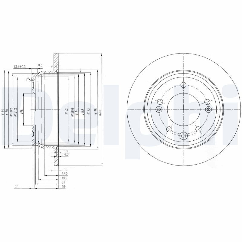 Fren Diski DELPHI BG4082C