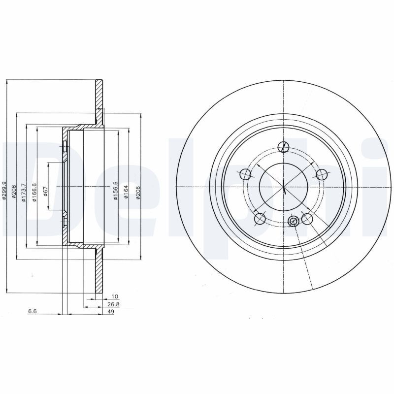 Fren Diski DELPHI BG4153C