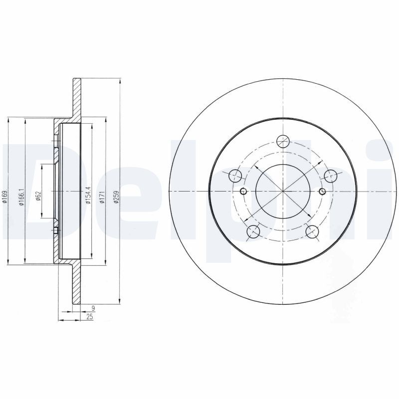 Fren Diski DELPHI BG4233