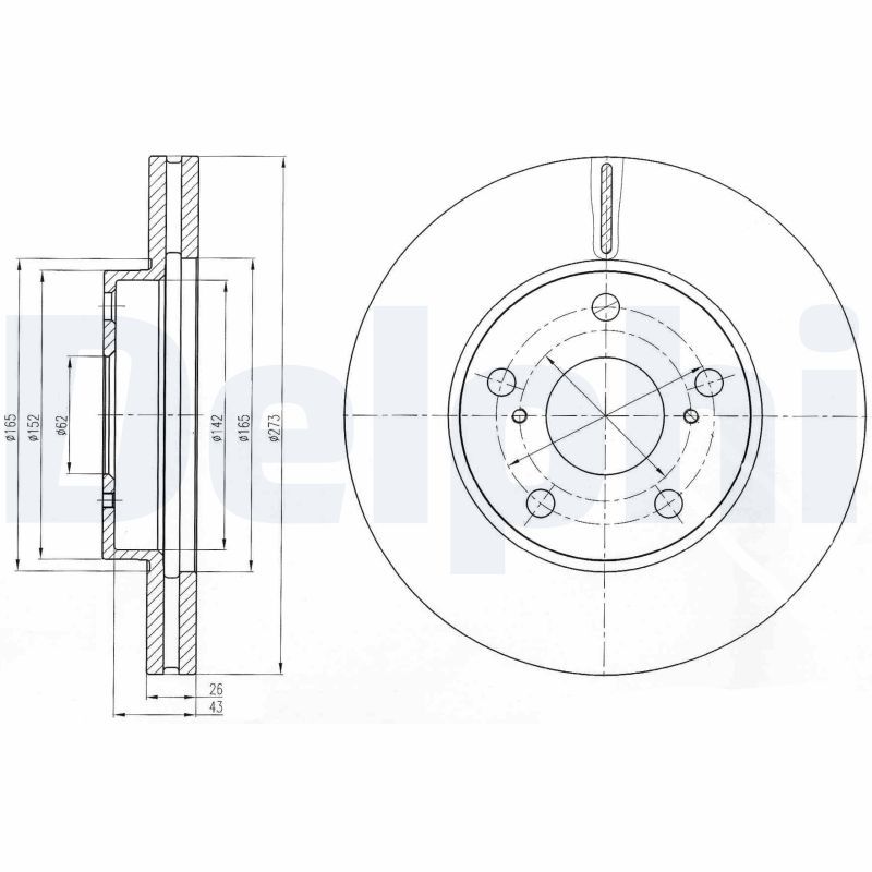 Fren Diski DELPHI BG4234C