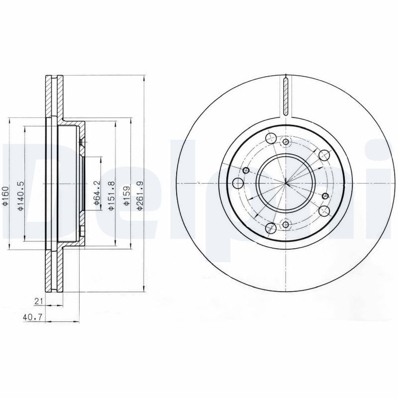 Fren Diski DELPHI BG4294