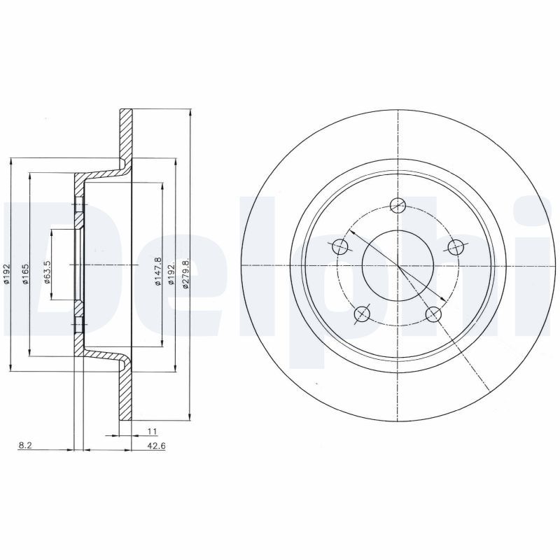 Fren Diski DELPHI BG4533C