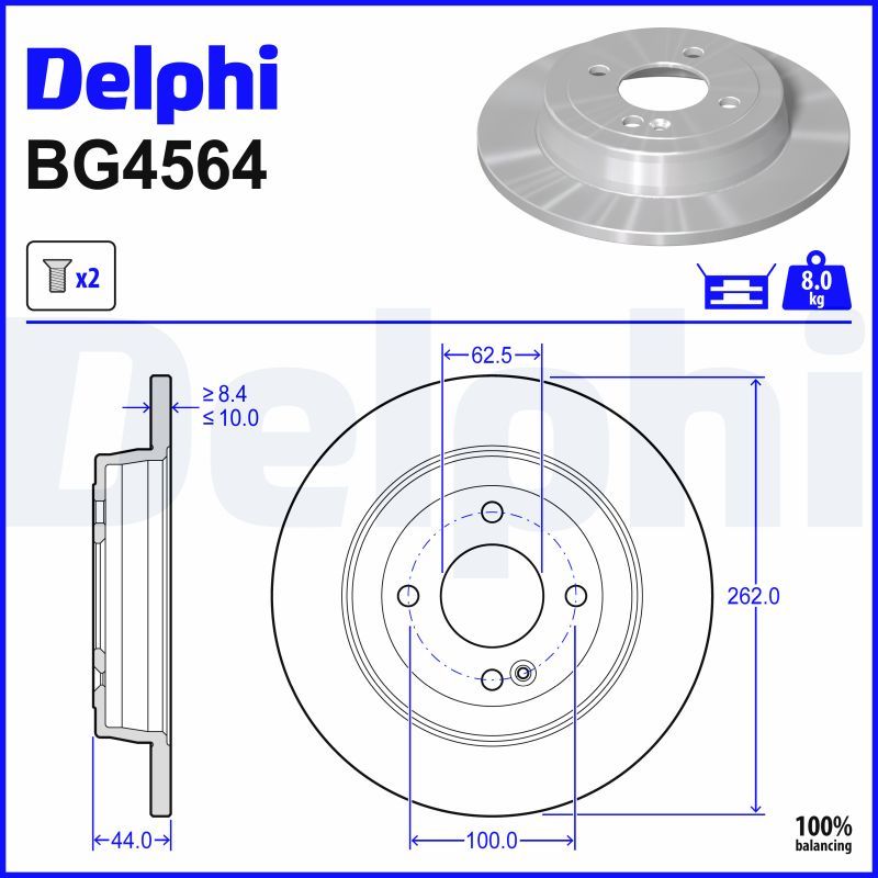Fren Diski DELPHI BG4564