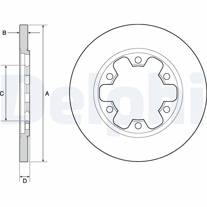 Fren Diski DELPHI BG4680C