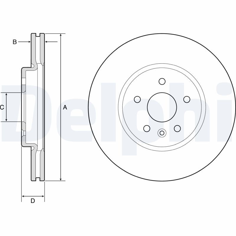 Fren Diski DELPHI BG4783C