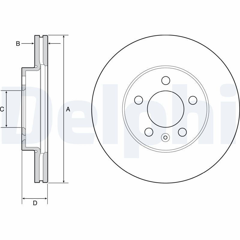 Fren Diski DELPHI BG4963C