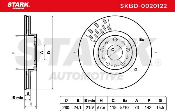 Fren Diski STARK SKBD-0020122