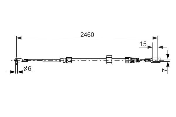 BOSCH 1987477855 Fren Teli