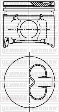 Piston YENMAK 36-03985-050