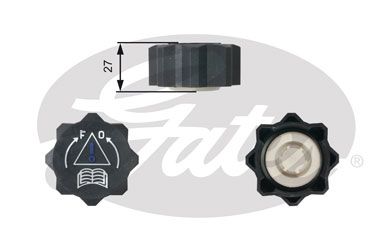 GATES RC218 Radyatör Yedek Su Depo Kapağı