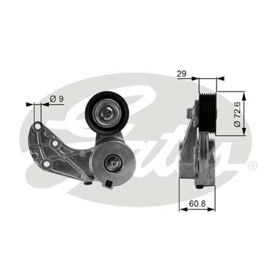GATES T38317 V Kayış Gergisi Komple - . Görsel