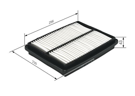 BOSCH 1457433037 Hava Filtresi - . Görsel