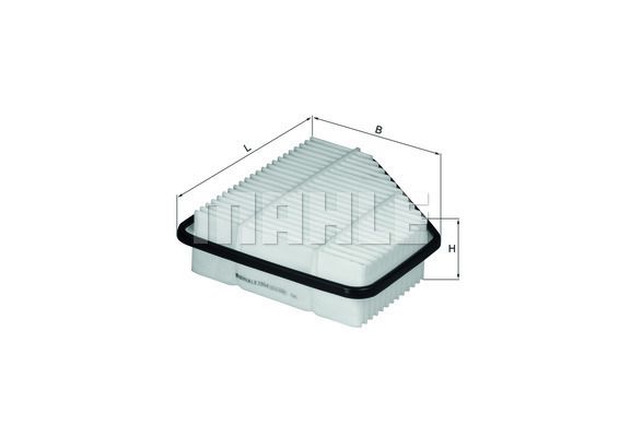 MAHLE LX2864 Hava Filtresi - . Görsel