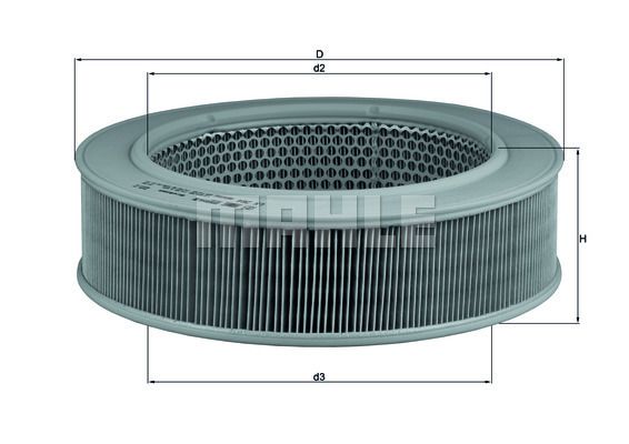 MAHLE LX264 Hava Filtresi