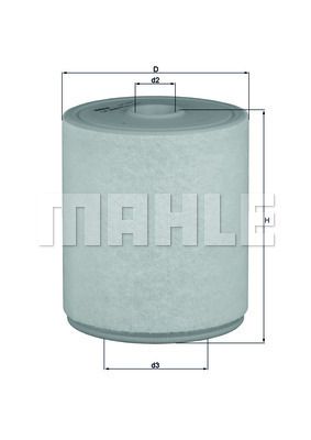 MAHLE LX2049/4 Hava Filtresi - . Görsel
