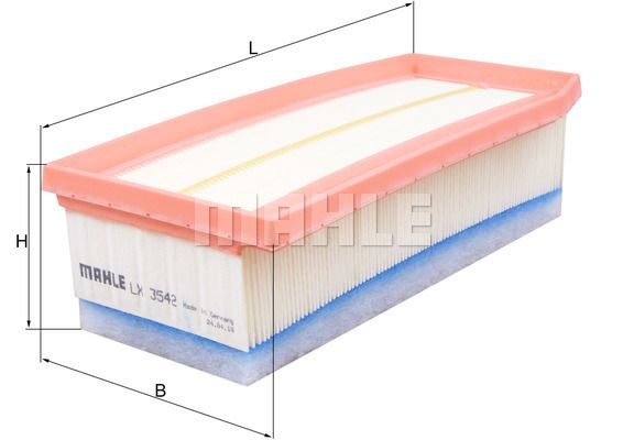 MAHLE LX3542 Hava Filtresi