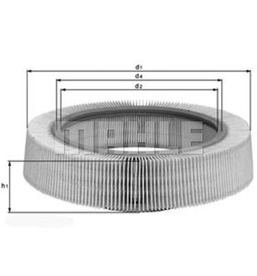 MAHLE LX61 Hava Filtresi