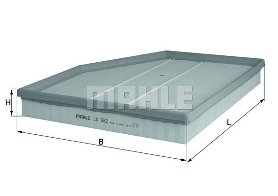 MAHLE LX982 Hava Filtresi