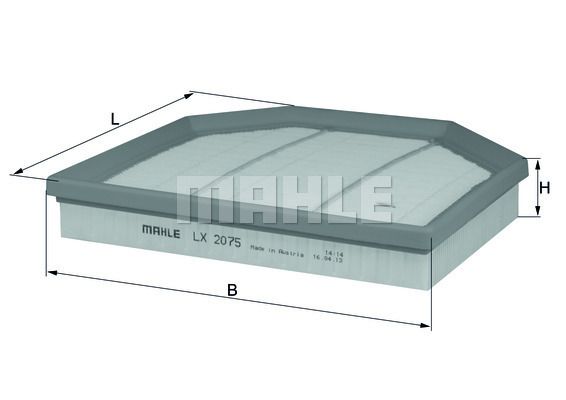 MAHLE LX2075 Hava Filtresi