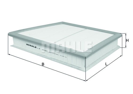 MAHLE LX4060 Hava Filtresi - . Görsel