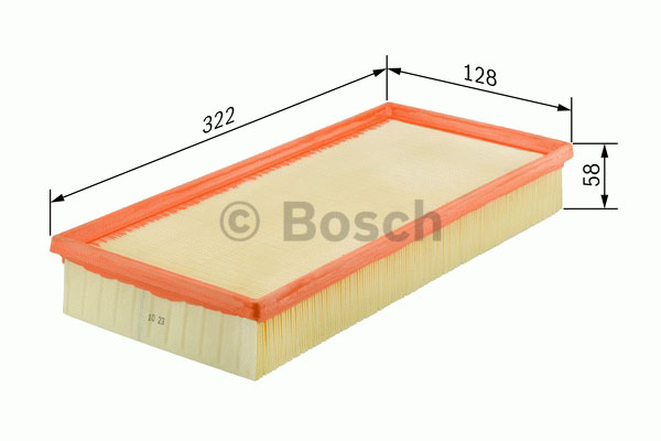 BOSCH F026400157 Hava Filtresi - . Görsel