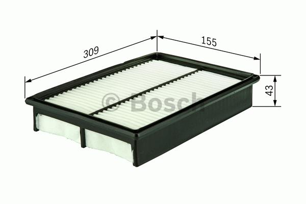 BOSCH 1987429135 Hava Filtresi - . Görsel