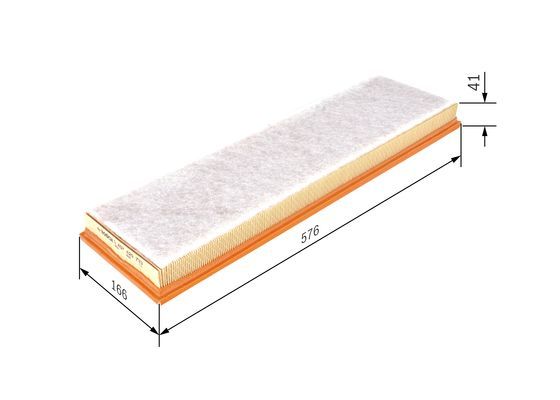 BOSCH 1457429793 Hava Filtresi - . Görsel