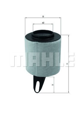 MAHLE LX1650 Hava Filtresi