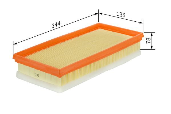 BOSCH F026400172 Hava Filtresi - . Görsel