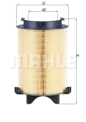 MAHLE LX1566 Hava Filtresi
