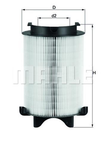 MAHLE LX1566 Hava Filtresi - . Görsel