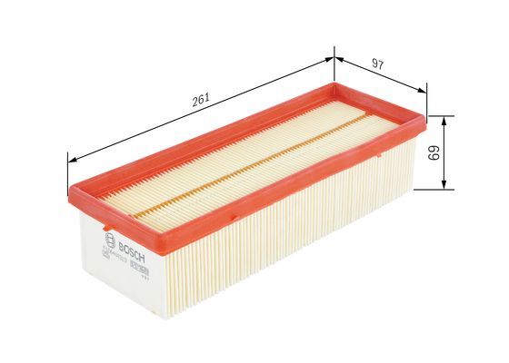 BOSCH F026400323 Hava Filtresi - . Görsel