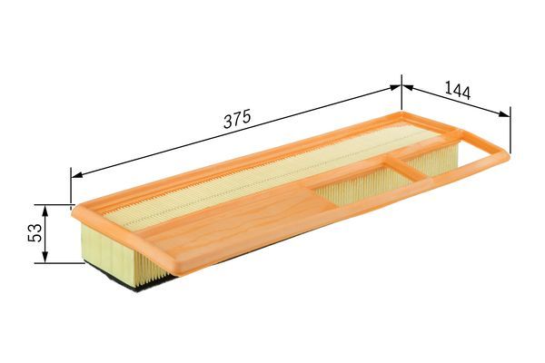 BOSCH F026400002 Hava Filtresi - . Görsel