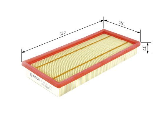 BOSCH 1457433317 Hava Filtresi - . Görsel