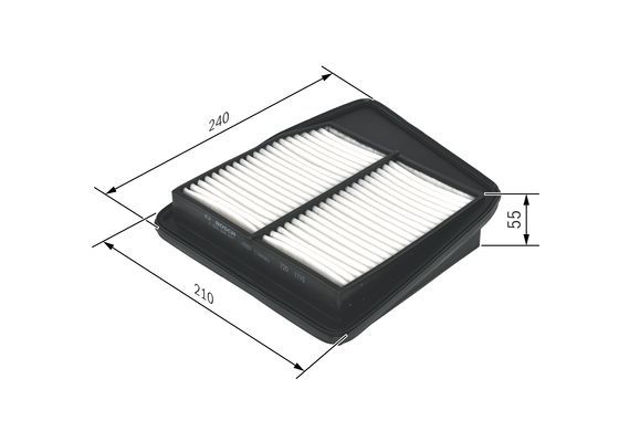 BOSCH F026400357 Hava Filtresi - . Görsel