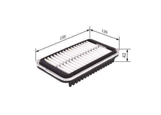 BOSCH F026400418 Hava Filtresi - . Görsel