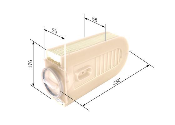Hava Filtresi Mersedes  C CLS E GLE GLK M S SLC SLK A6510940104 - . Görsel