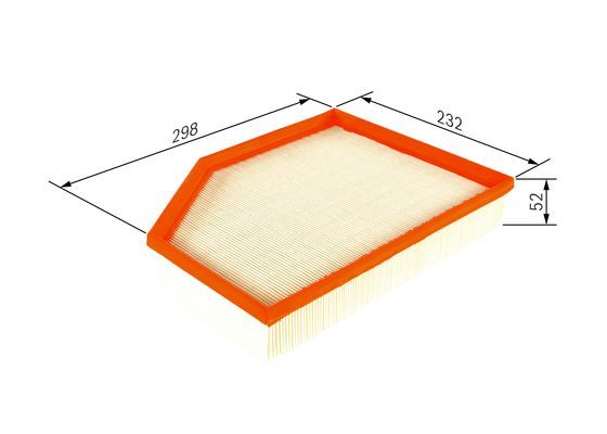 BOSCH F026400501 Hava Filtresi - . Görsel