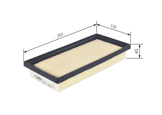 BOSCH F026400507 Hava Filtresi - . Görsel